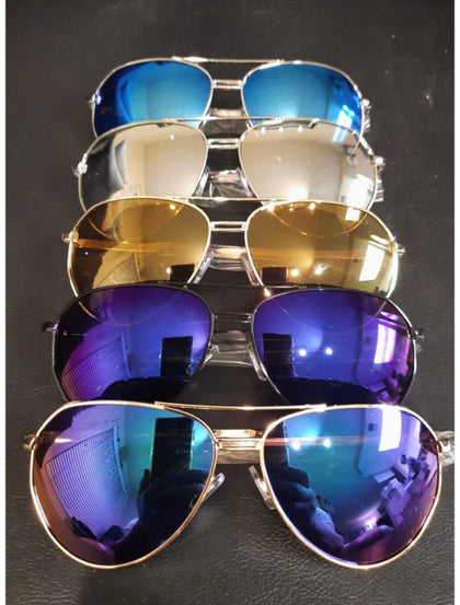Mirror lens sunglasses