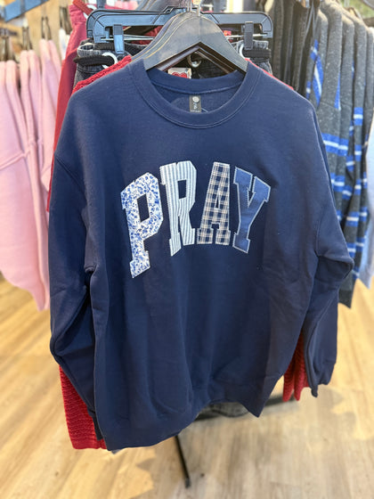 Pray embroidered