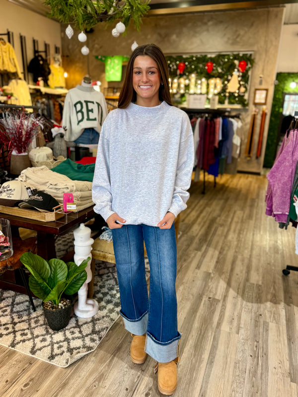 Solid mockneck