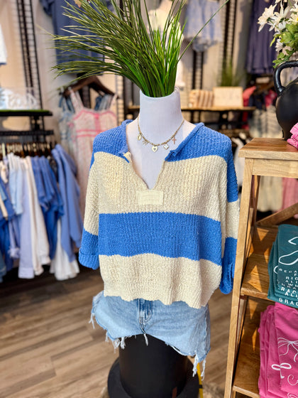 Stripe summer sweater