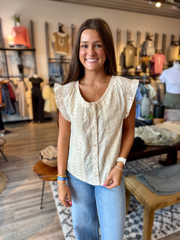 Floral blouse top