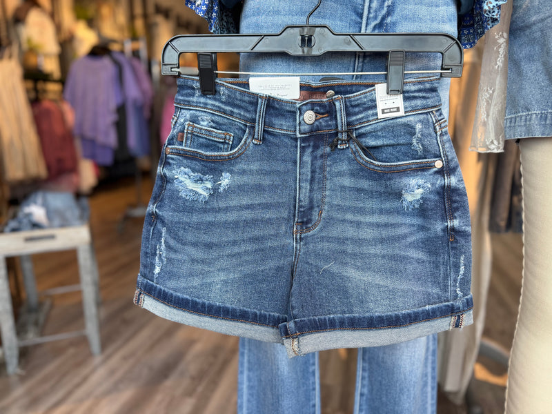 Dark Wash Shorts