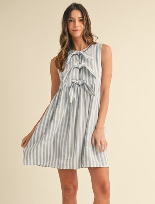 Stripe knit dress