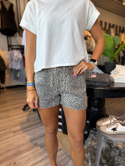 Leopard shorts