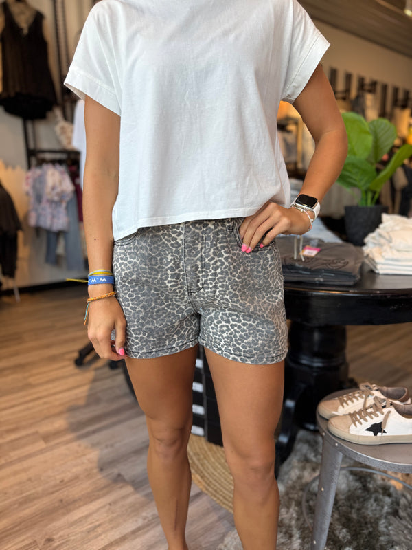 Leopard shorts
