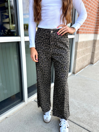 Leopard pants