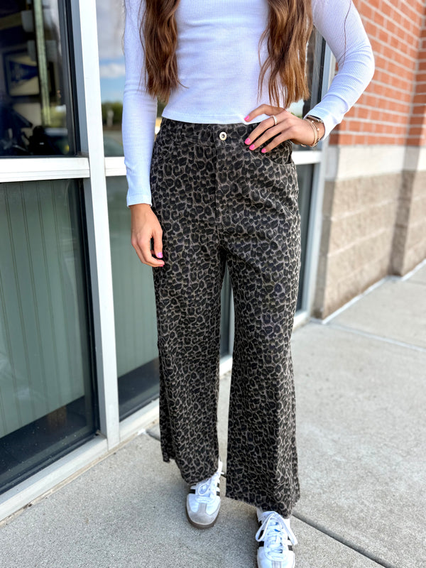 Leopard pants