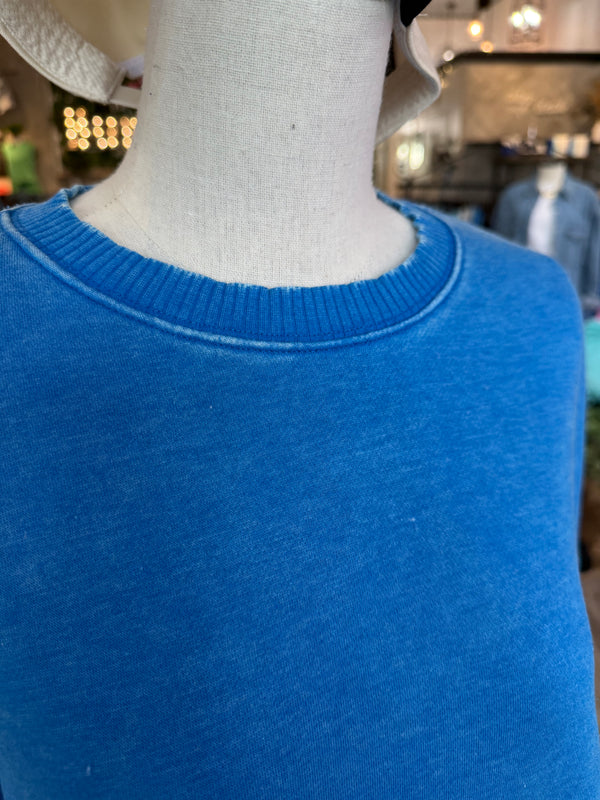 Ocean blue pullover