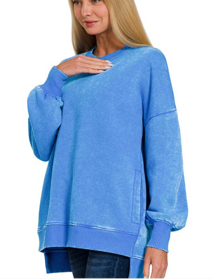 Ocean blue pullover