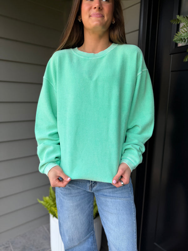 Corded pullover