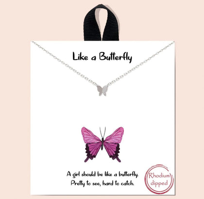 Butterfly necklace