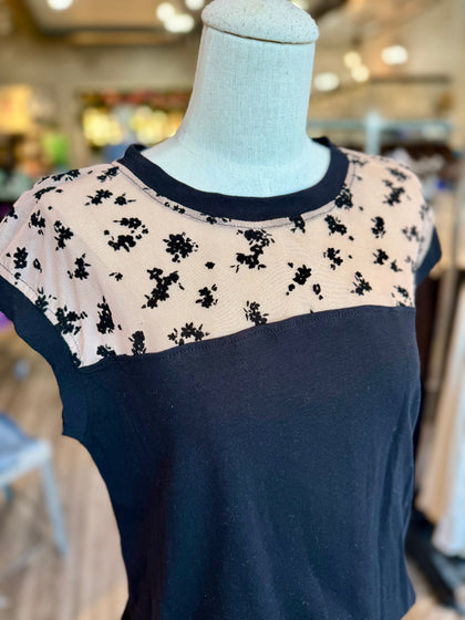 Black floral