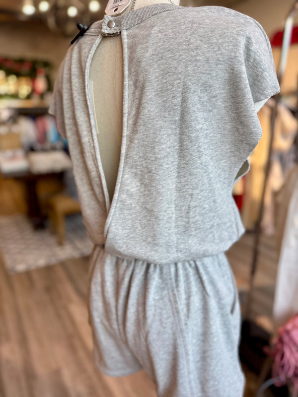 Gray romper