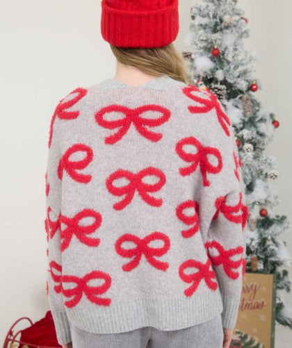 Bow cardigan