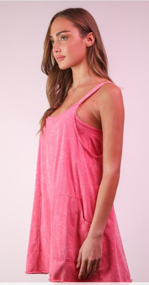 Pink Romper Dress