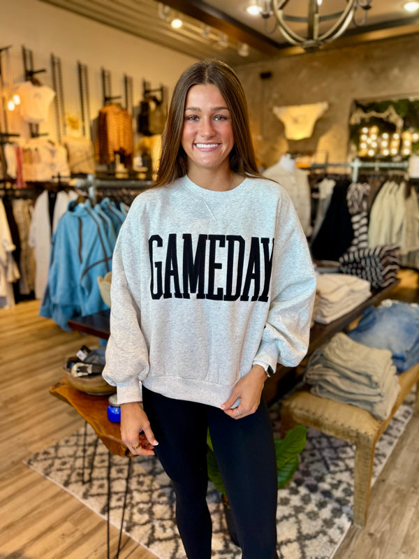 Game day pullover gray