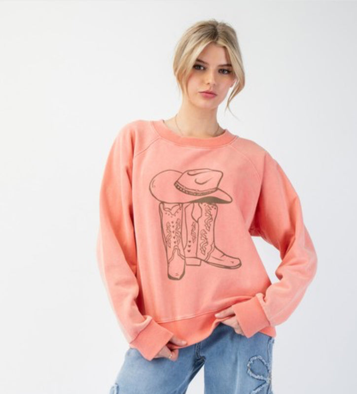 Coral boots