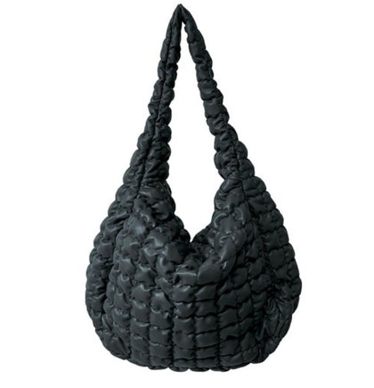 Leather quilted bag