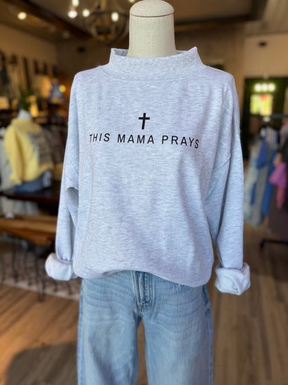 Cross mockneck