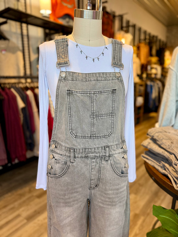 Slouchy overalls