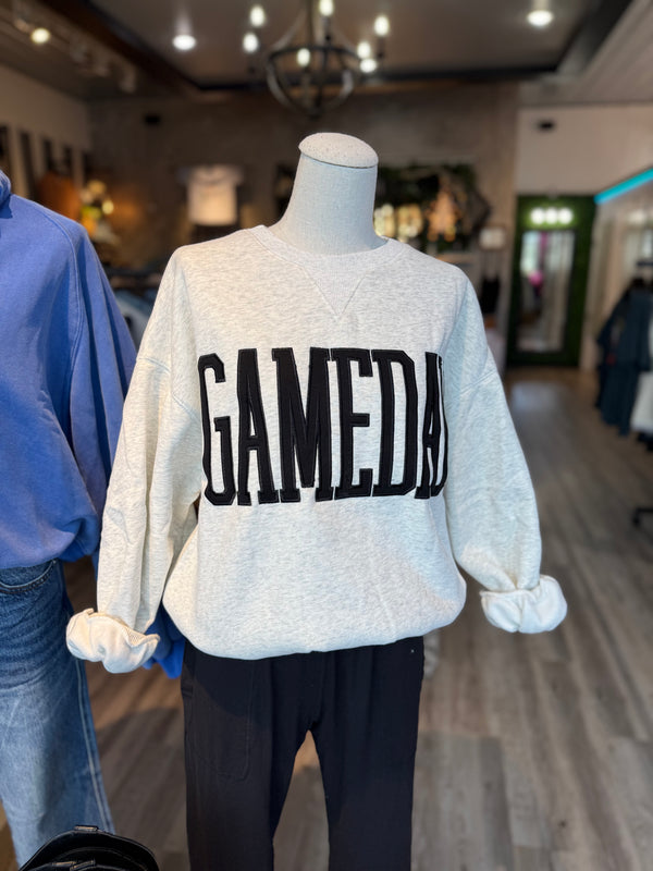 Game day pullover gray