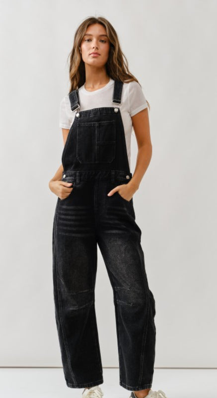 Slouchy overalls