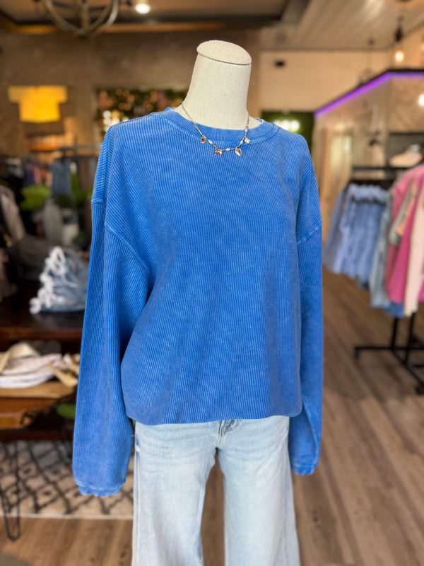 Corded pullover