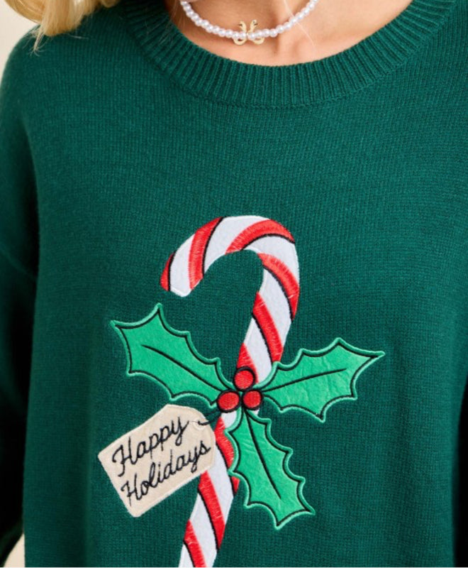 Candy cane sweater
