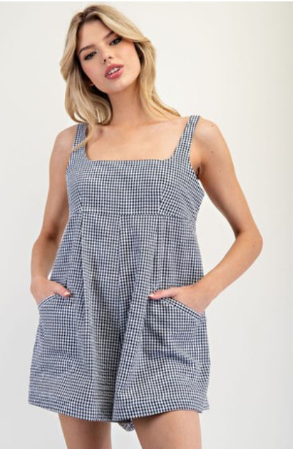 Gingham romper