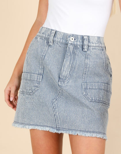 Striped skirt
