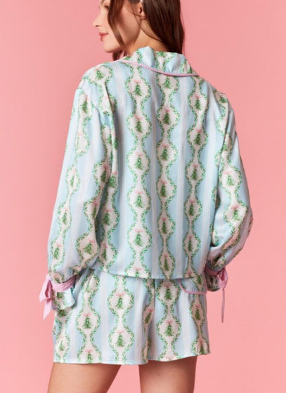 Christmas gingham pj set