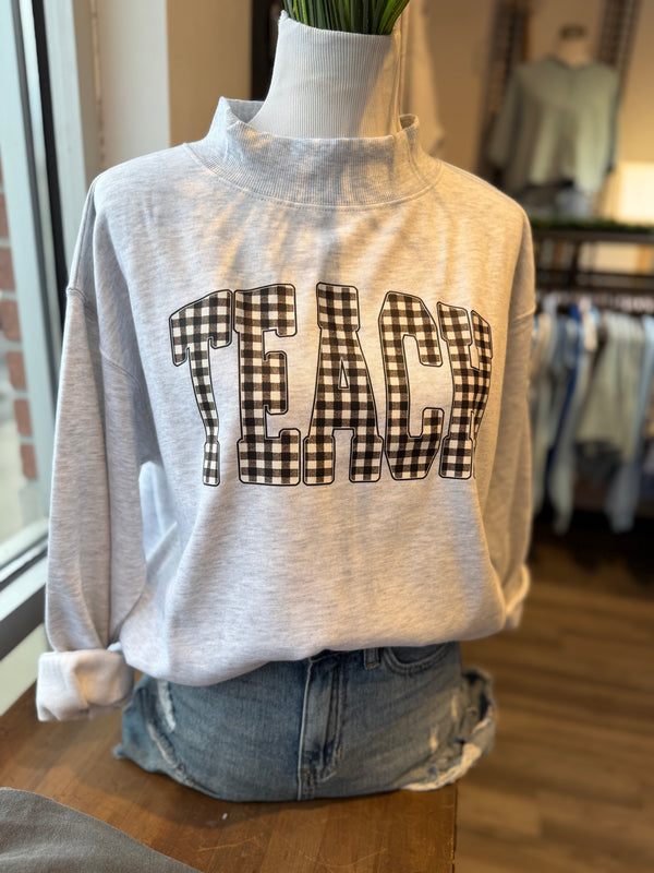 Teach mockneck