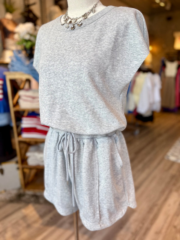 Gray romper