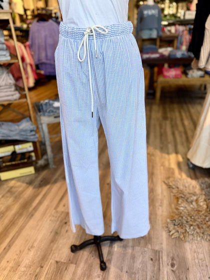 Blue stripe pant