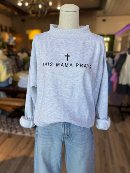 Cross mockneck