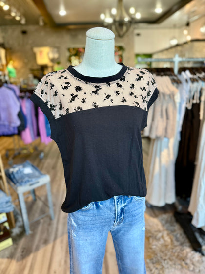 Black floral