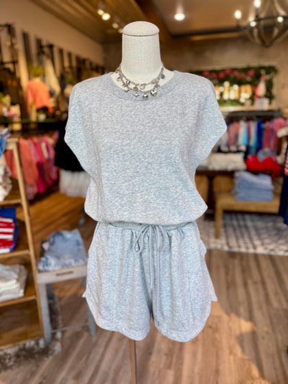 Gray romper