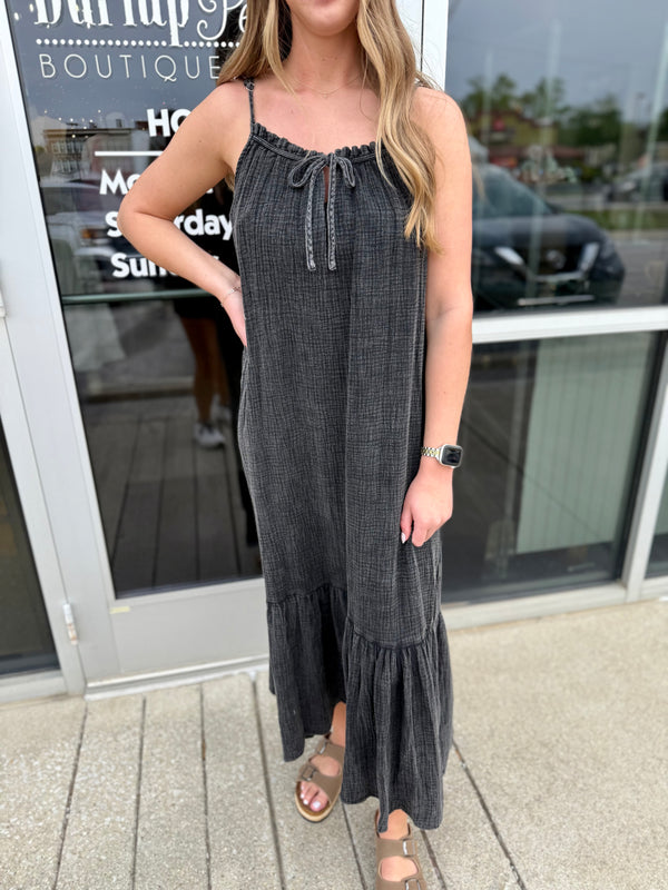 Ash gauze maxi