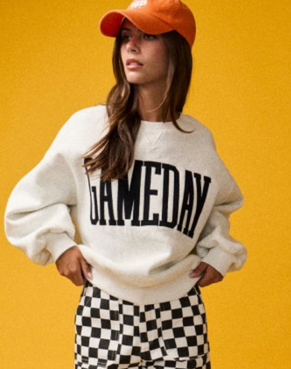 Game day pullover gray