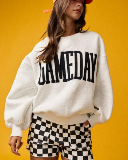 Game day pullover gray