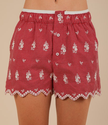 Eyelet shorts