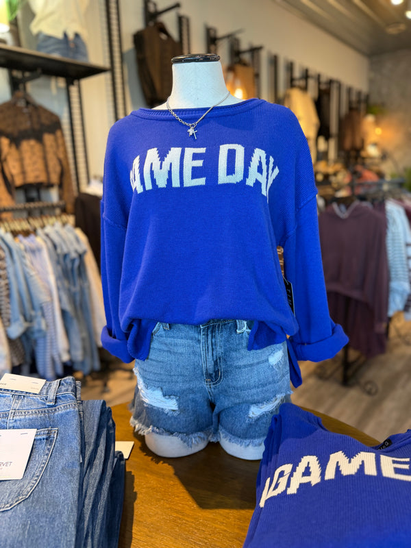 Game day blue