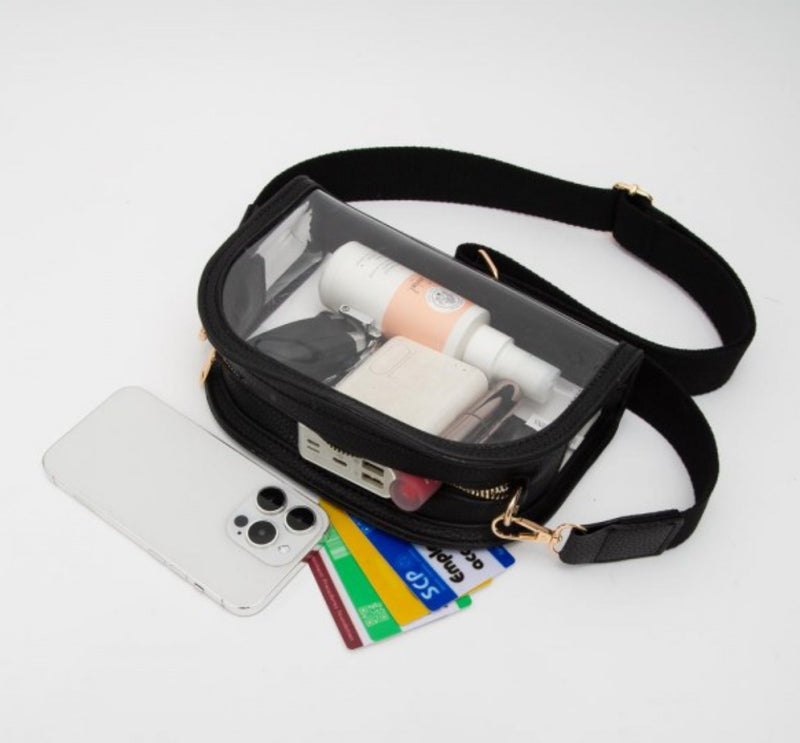 Clear crossbody