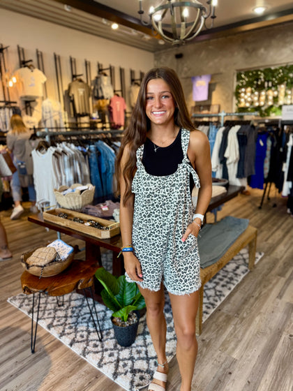Leopard romper