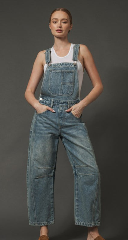Slouchy overalls