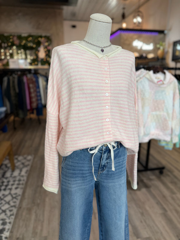 Stripe cardi 2