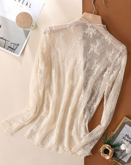 Lace long sleeve