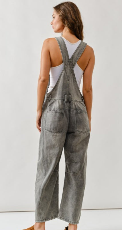 Slouchy overalls