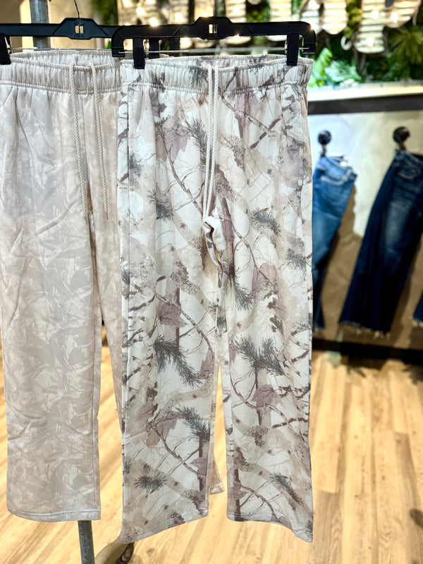 Camo sweats