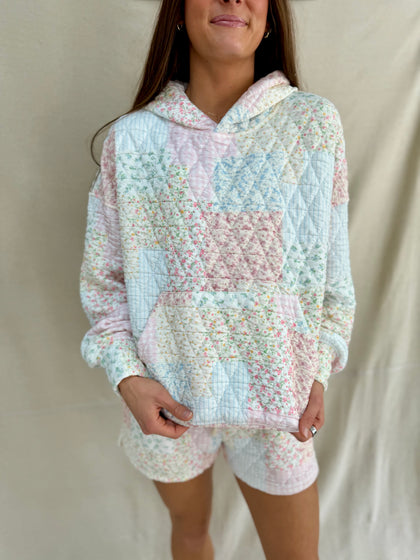 Floral hoodie